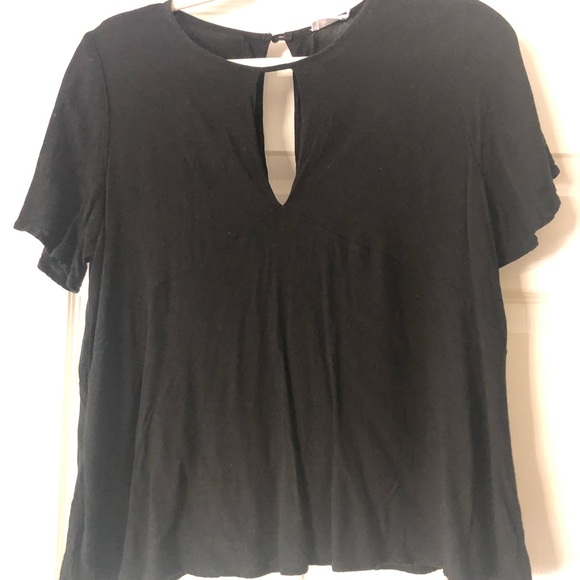 Lush Black Blouse. Size large - Picture 1 of 4